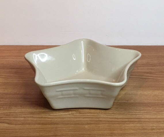 Vintage Longaberger Star Casserole Dish Collectible Pottery Made in USA Etsy