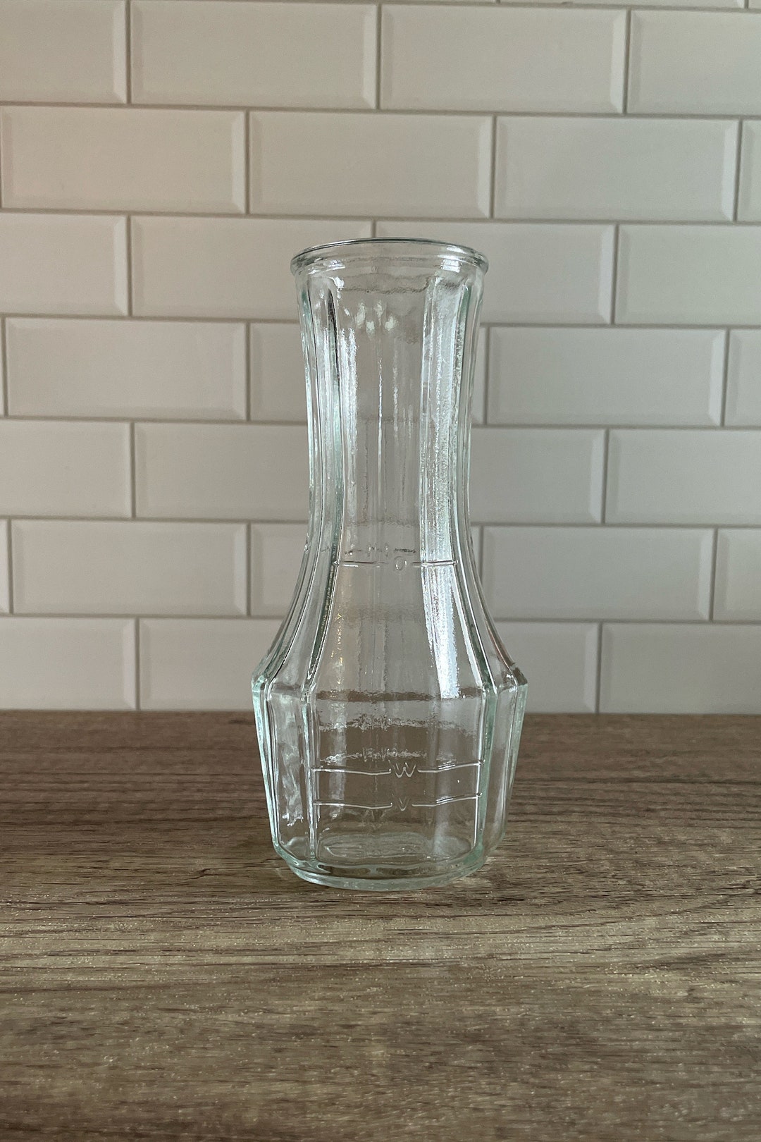 Vintage Good Seasons Glass Cruet Oil and Vinegar Bottle Salad Dressing