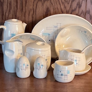 Vintage Franciscan Oasis Pottery - Collectible California Pottery - Franciscan Pottery - Atomic Kitchen