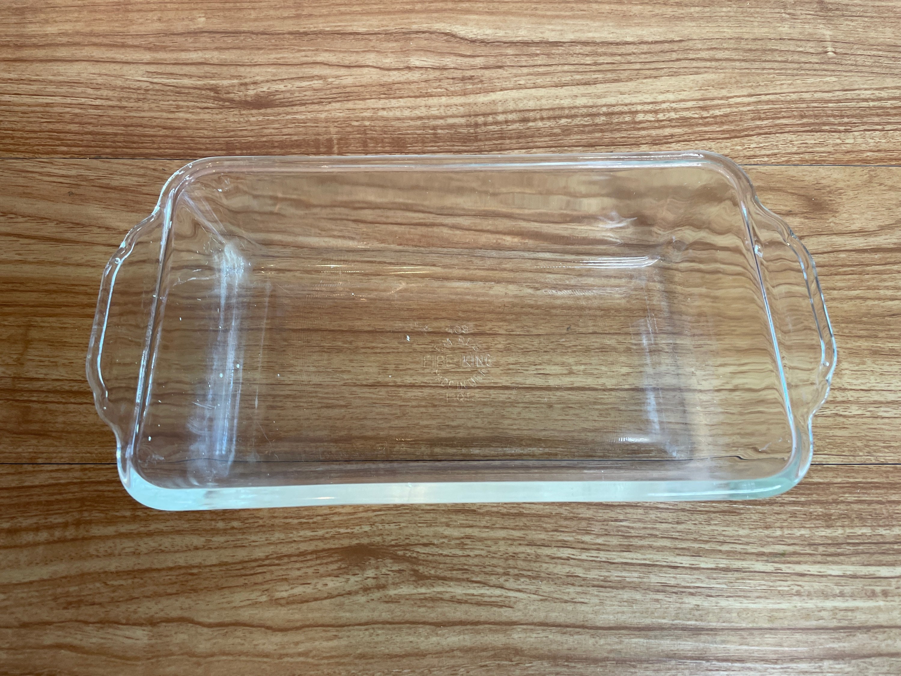 Fire King Loaf Pan 409 Clear Glass Meatloaf Pan Vintage 1 Etsy