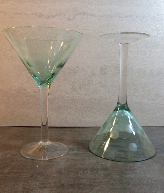 Elk Martini Glass, Elk Etched Crystal Martini