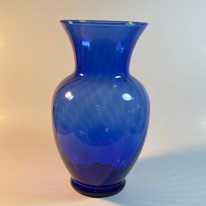 XL Cobalt Blue Vintage Vase -  Wedding Decor Party Decor Floral Arrangements
