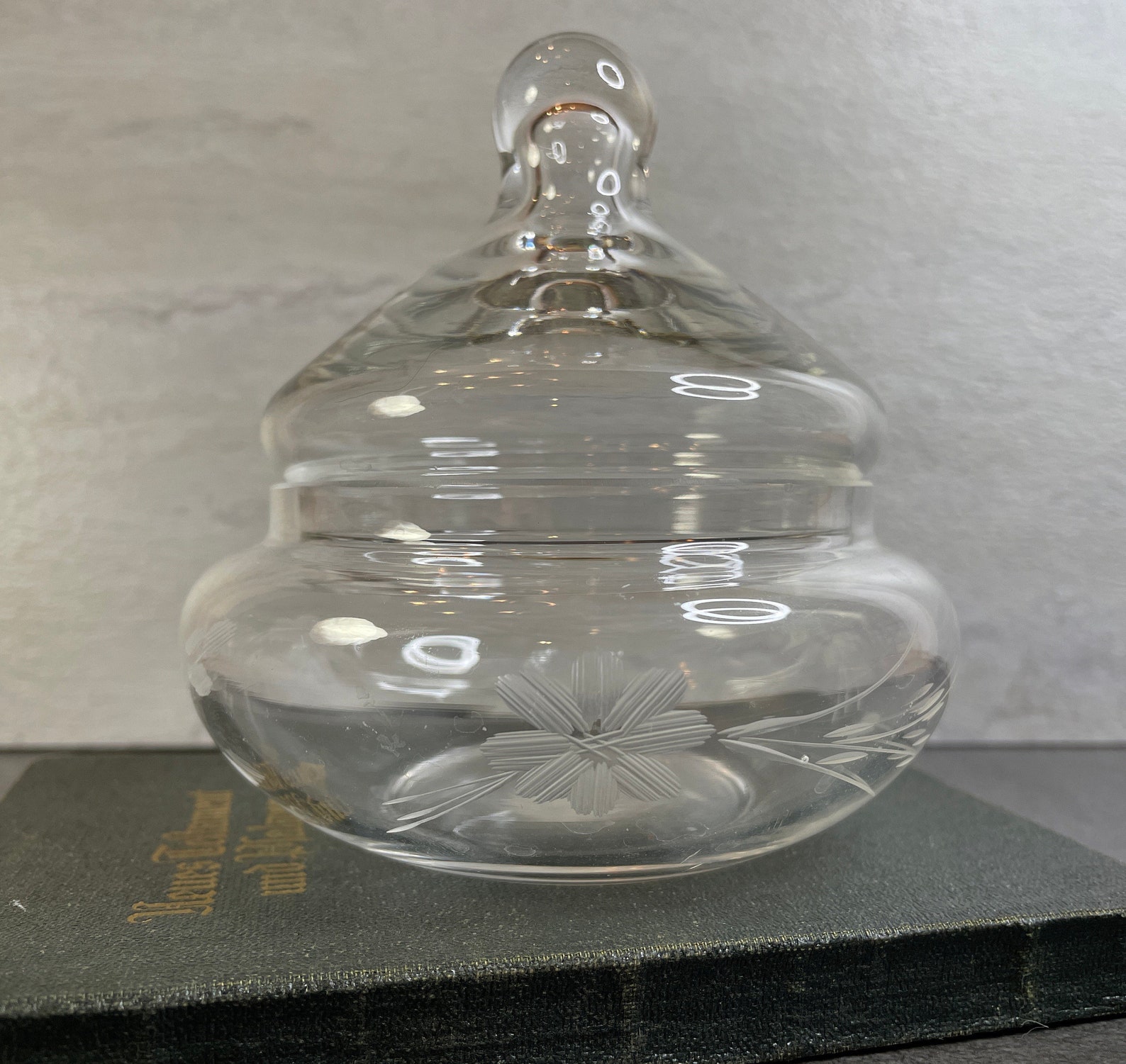 Vintage Princess House Crystal Ginger Jar Apothecary Jar Etsy