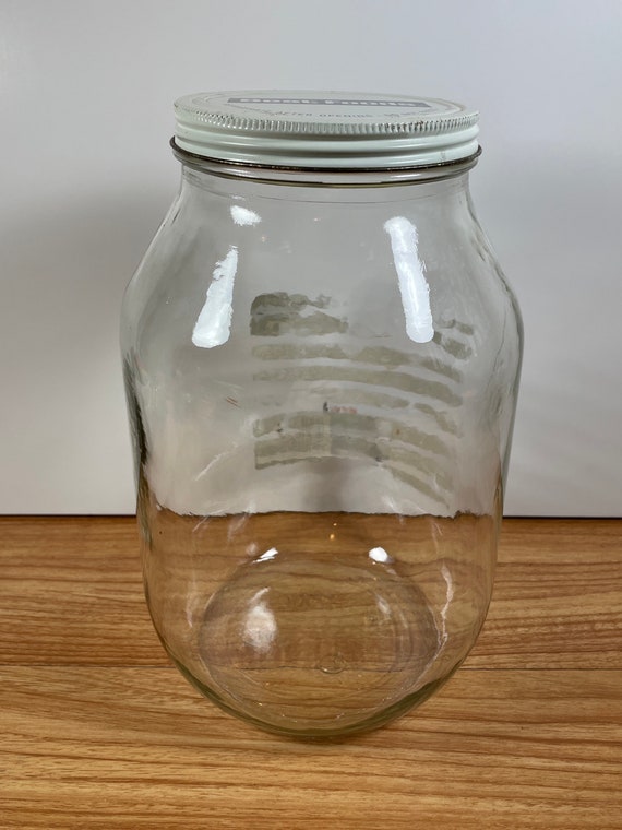 Vintage Large 1 Gallon Glass Best Foods Mayonnaise Jar Food 