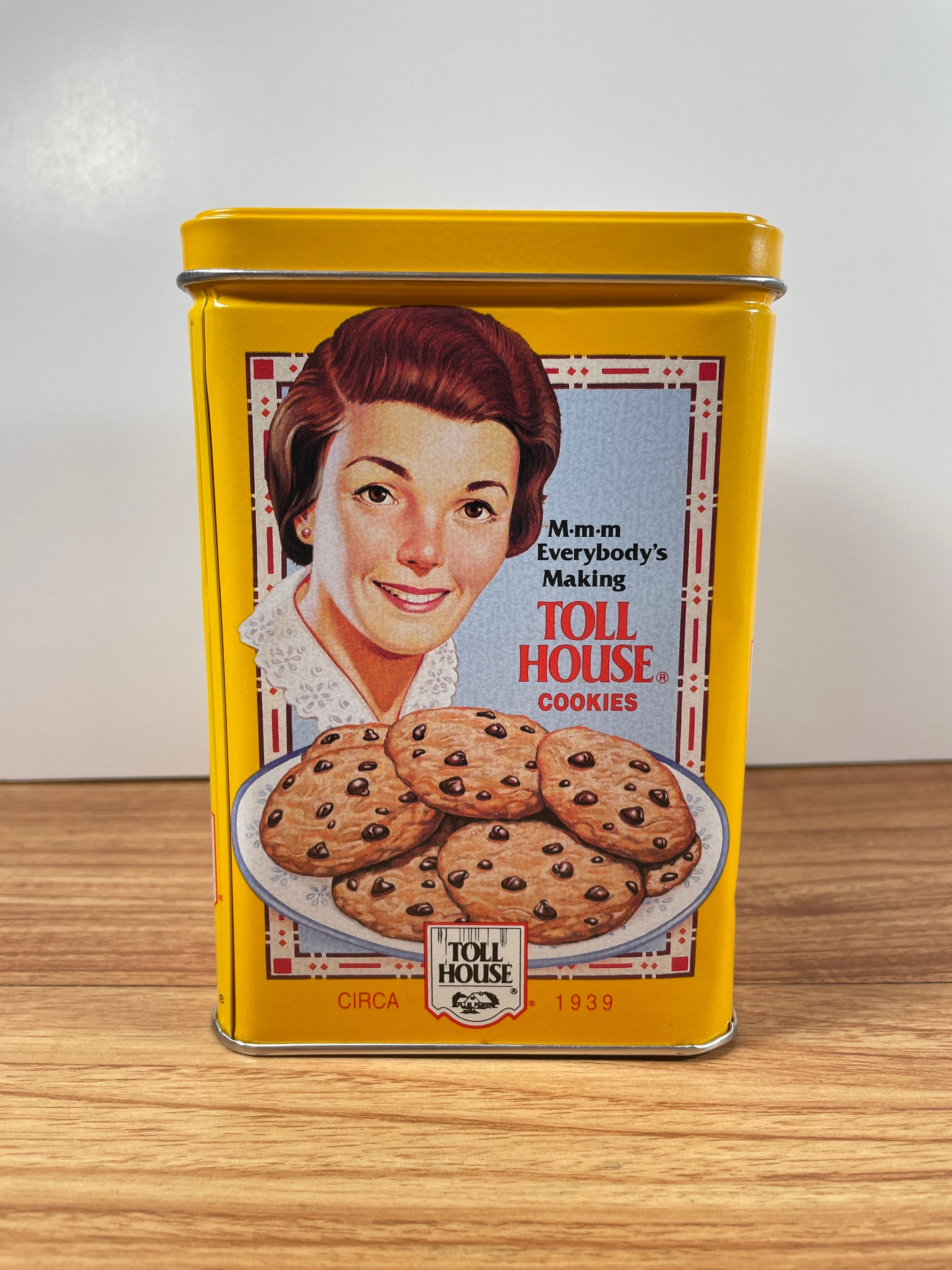 Nestle Toll House Cookie Can Vintage Reproduction Food Tin Etsy