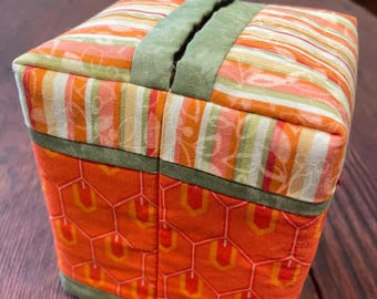 Handmade Quilted Tissue Box Cover