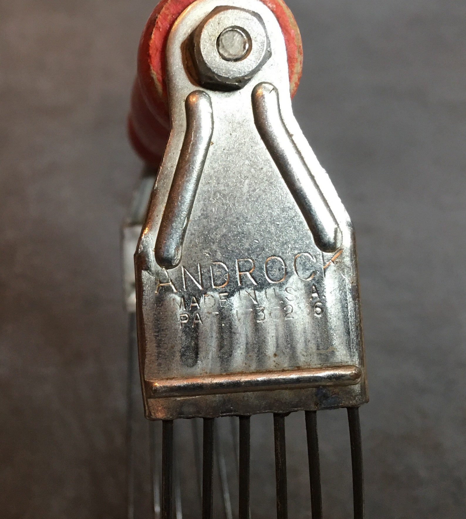 Androck Red Handle Pastry Cutter Vintage Pie Crust Cutter Etsy