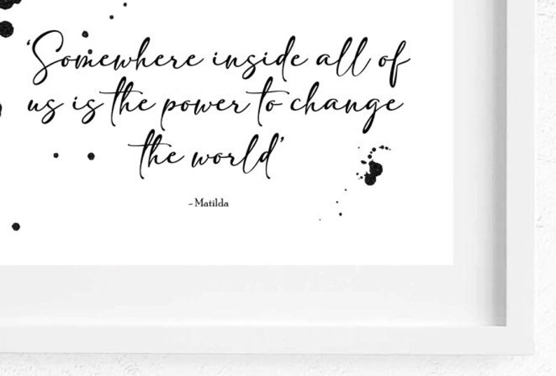 matilda quote matilda book quote print book quote etsy