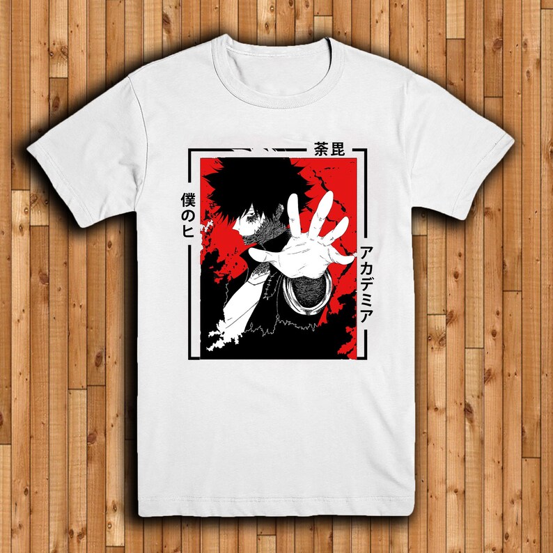 Dabi My Hero Academia Vintage Camisa Tokyo Ghoul Camiseta