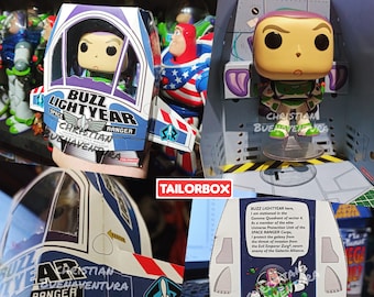 Buzz Lightyear Custom Funko Box - Nauwkeurige replica Toy Story Movie (digitaal bestand)