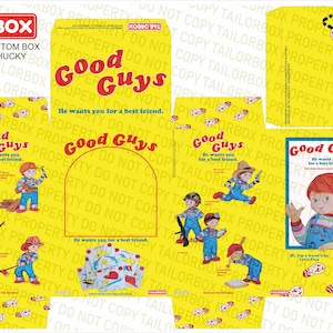 Anpassad Chucky Box (GOOD GUYS) - Barnlekfilm Noggrann låda Replika