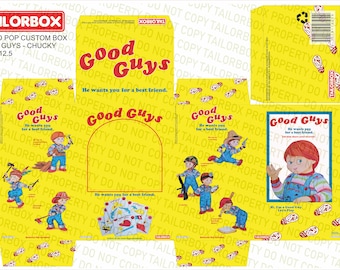 Custom Chucky Box (GOOD GUYS) - kinderspel, nauwkeurige doosreplica