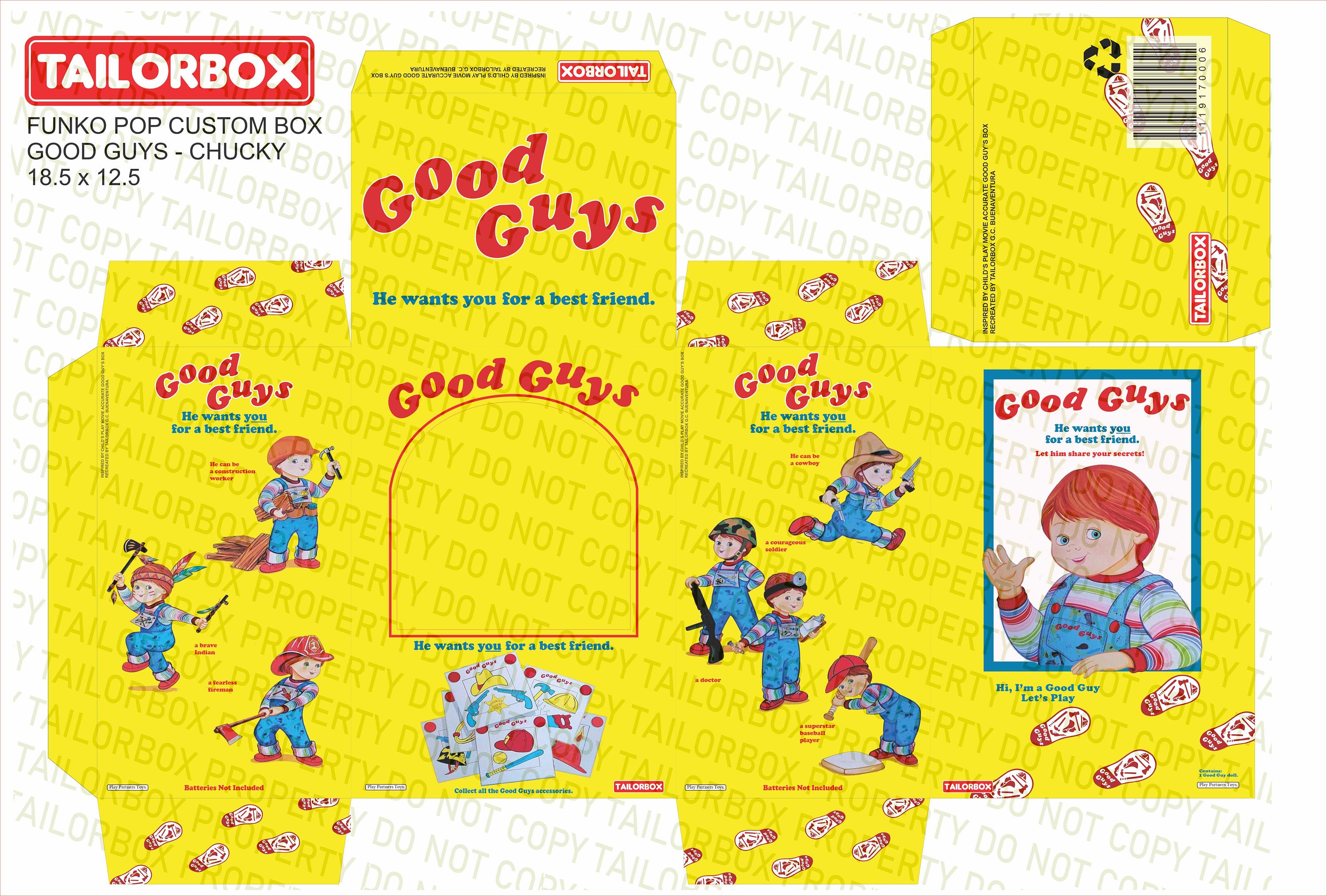 Custom Chucky Box GOOD GUYS Child's Play Movie - Etsy