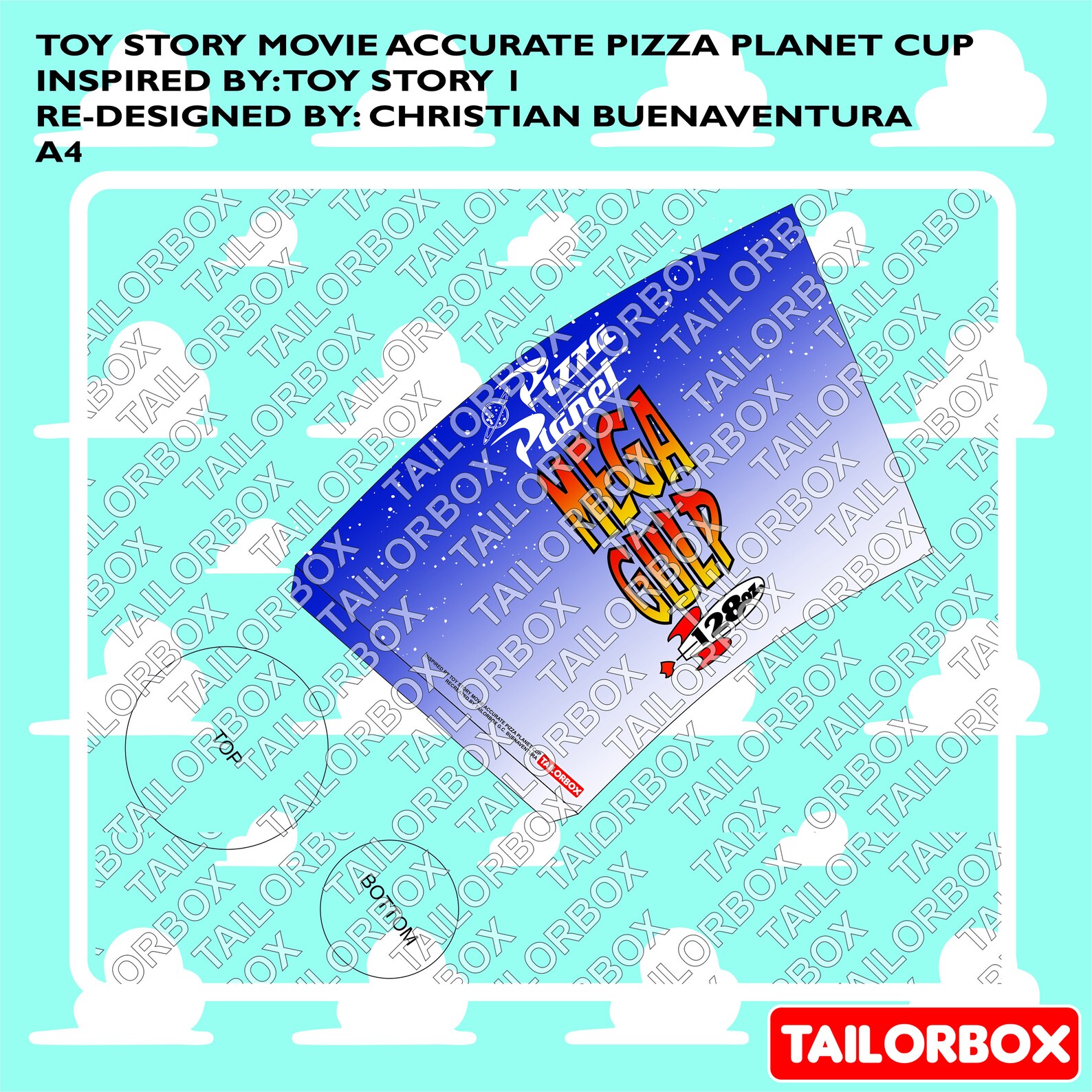 pizza planet cup