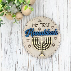 Disque pour bébé Mon premier jalon de Hanoucca, Cartes d'étape de bébé, Jalons de mes premières vacances, Cadeau pour une future maman, Cadeau de baby shower, Accessoire photo pour bébé