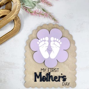 Premier jalon en bois pour la fête des mères à faire soi-même, cartes d'étapes pour bébé, jalons de mes premières vacances, cadeau d'une future maman, cadeau de baby shower, accessoire photo pour bébé