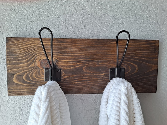 Wall Hook, Bathroom Towel Hooks, Entryway Hooks, Coat Rack,wood Hook Rack 