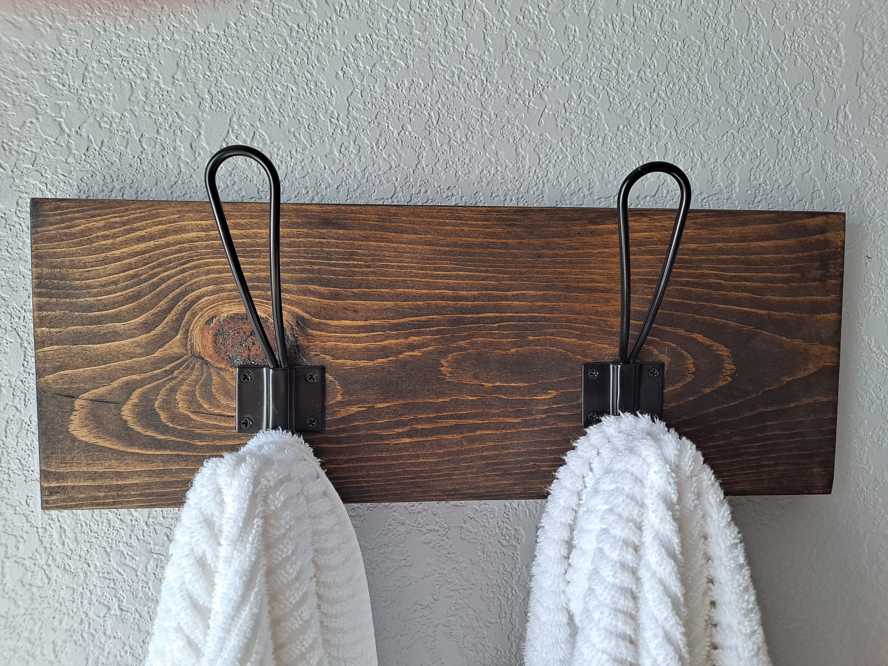 Wall Hook Bathroom Towel Hooks Entryway Hooks Coat Rack wood Hook Rack Etsy