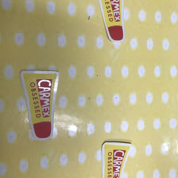 Carmex obsessed sticker:)