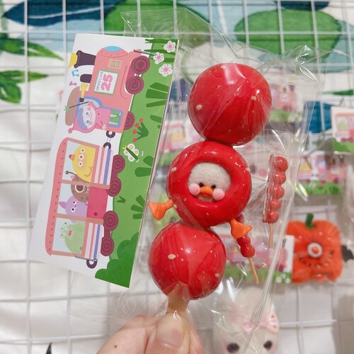 Candied Duck, Handmade Plush Doll, Super Cute shops Duck