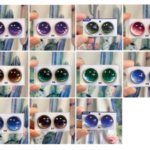 Handmade Glass Glasses Plush Doll Eye Replacement Glasses Prosthetic  22mm 20mm 18mm 16mm 14mm 12mm 10mm 9mm 8mm