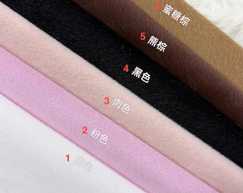 2mm Short Pile Micro Plush Fabric – Ultra-Soft for Doll Paw Pads (1/16 Yard)