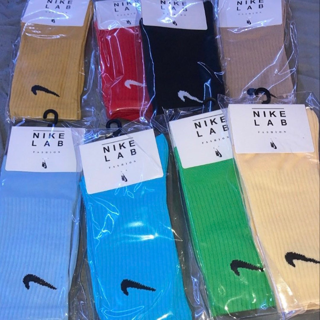 Colored Nike Socks - Etsy