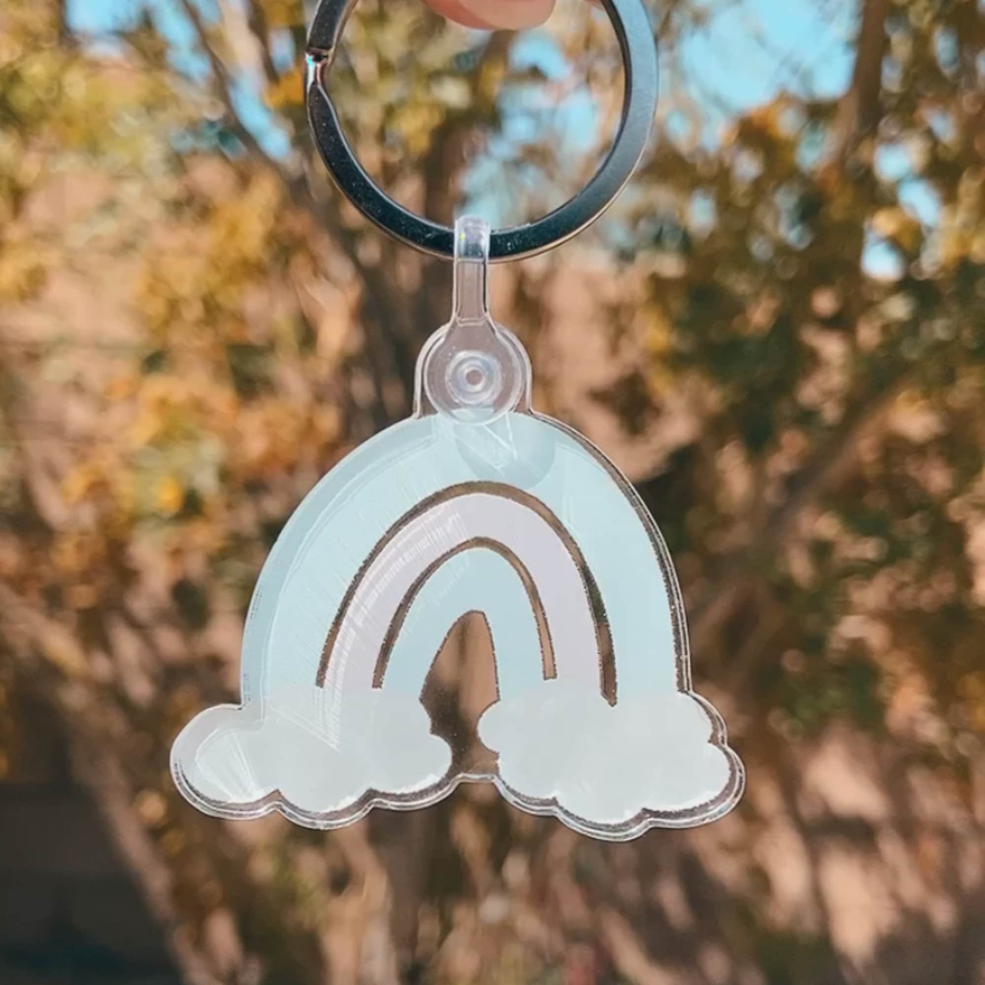 Rainbow Keychain Aesthetic Keychains Vsco Keychains Etsy