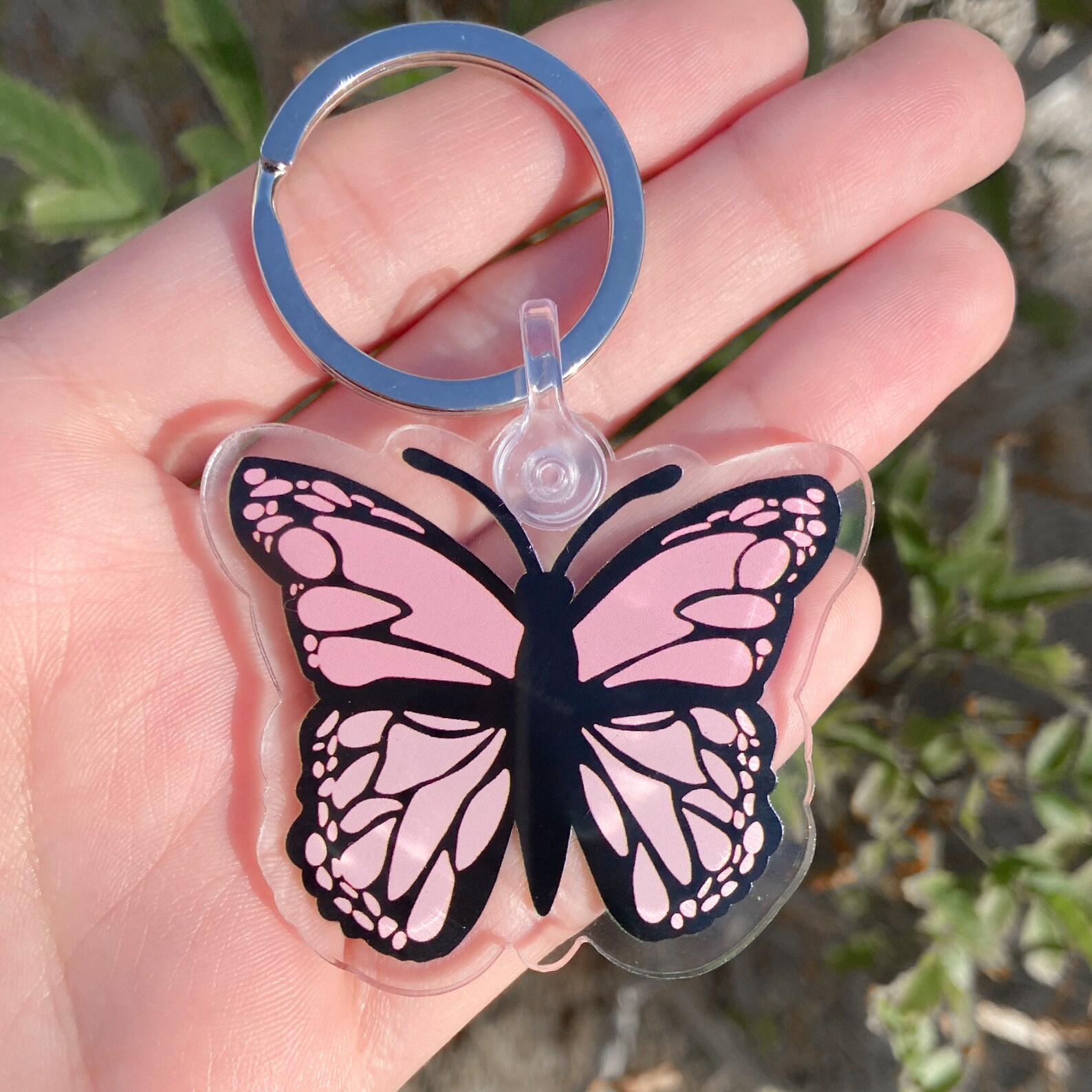 Pink Butterfly Keychain aesthetic keychains vsco keychains Etsy 日本