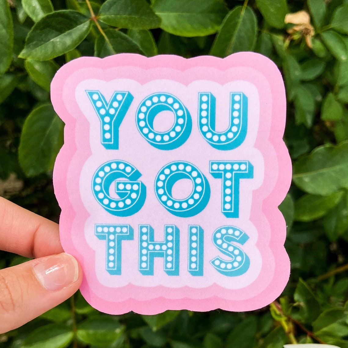 You Got This Retro Sticker pink aesthetic stickers vsco | Etsy