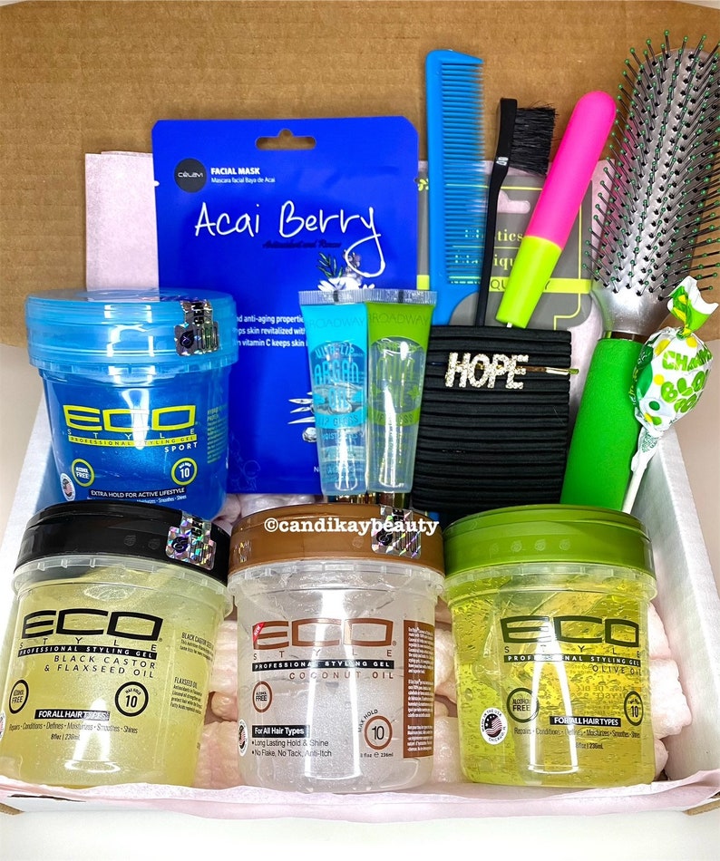 Baddie Glow Up Hair Gel Kit Eco Gel Hair Gel for all hair Etsy