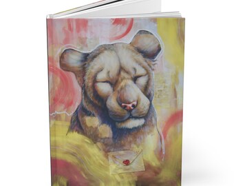 Dziennik w twardej oprawie z listem miłosnym