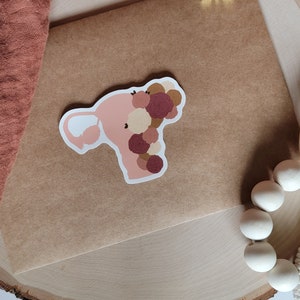 Uterus Sticker, Floral Uterus Vinyl Sticker, Floral Uterus, Floral Anatomy, Floral Sticker, Waterproof Sticker, Laptop Decal, Medical Gift