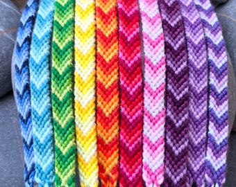 Handmade chevron friendship bracelets