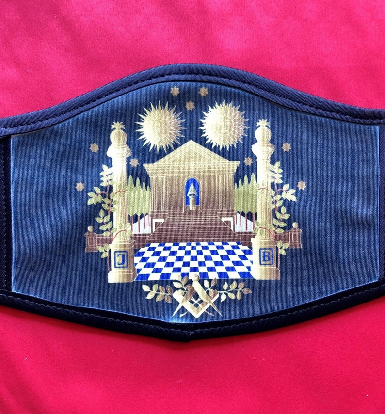 JB Masonic Black Face Mask FREE SHIPPING Etsy