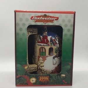 VNTG 1998 Budweiser Holiday Bierkrug &quot;