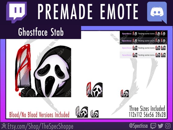 Ghostface Stab Dead By Daylight Twitch Discord Emote Etsy Ghostface Stab Dead By Daylight Twitch Discord Emote Etsy