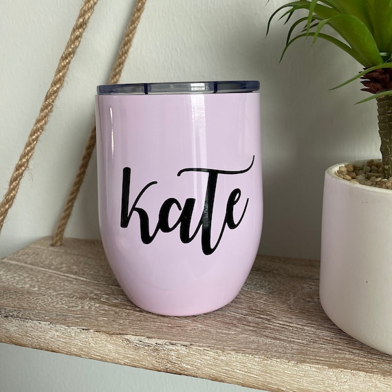 Personalized Wine & Tall Skinny Tumblers With Lids and Straws 
