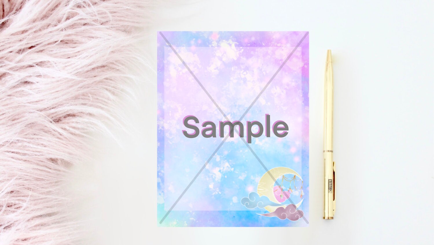 Galaxy Printable Stationary 8.5x11 Digital Paper Etsy España