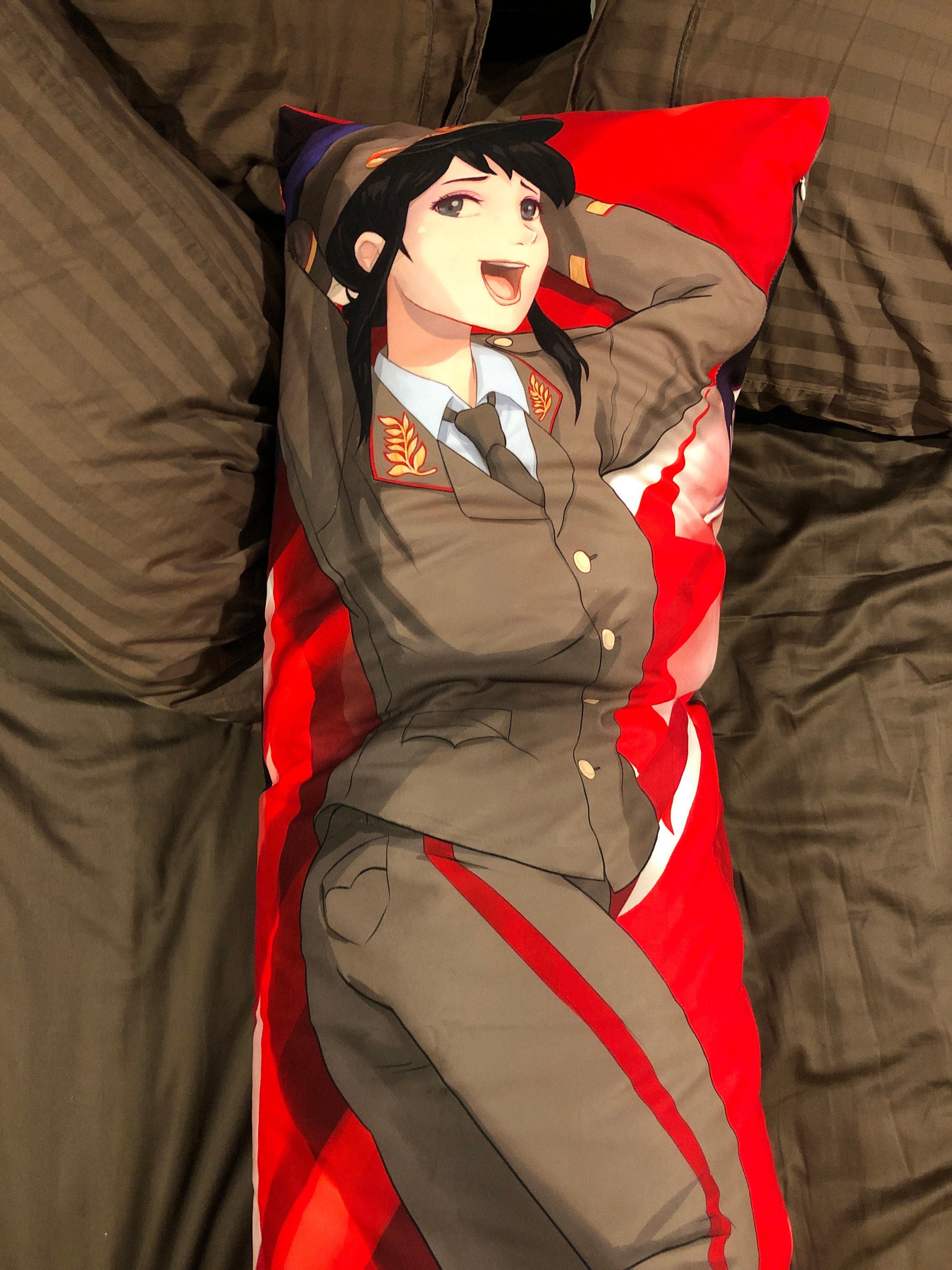 North Korean Waifu Body Pillow Case 20x60 Kim Yojong Etsy