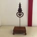 Rusty Metal Home Decor, Rusty Metal Finial Home Sculpture, Rusty Iron ...