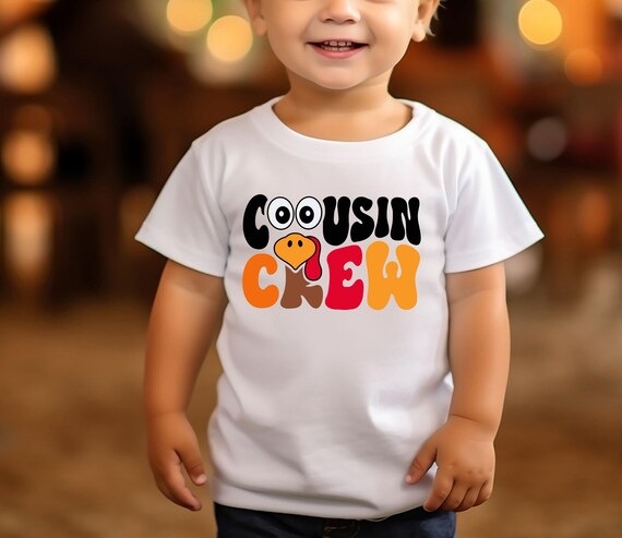 Cousin Crew Thanksgiving Shirt 2T Youth X-large Thanksgiving
