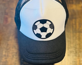 Gorra de camionero con parche de chenilla de fútbol - Accesorios - Deporte