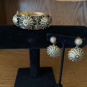Vintage ornate jewelry set