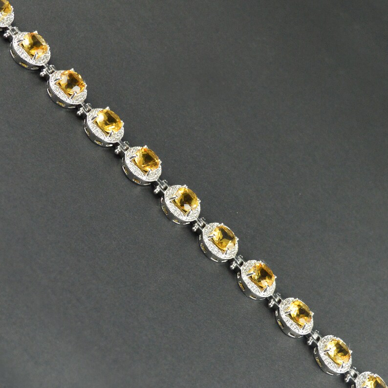 Natural citrine Birthstone bracelet Yellow gemstone Citrine jewelry Women jewelry Jewelry bracelet Gemstone bracelet Citrine bracelet
