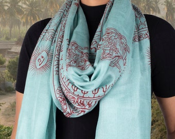 NLXH Yoga Body Artprint Fashion Long Shawl Winter Warm Scarf NLXH Yoga Body Artprint Fashion Long Shawl Winter Warm Scarf