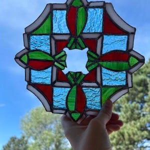 Fish Mandala Stained Glass Pattern