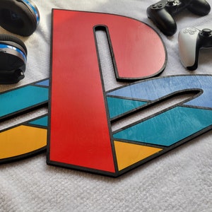 PlayStation Logo Vector, SVG, DXF, Lightburn, AI, Laser Cut File, Xtool, Glowforge, OMTech, CO2 Laser, CnC File, Digital Art, Game Console image 5