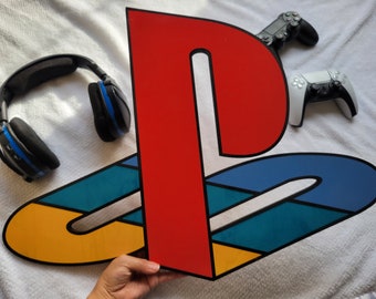 PlayStation Logo Vector, SVG, DXF, Lightburn, AI, Laser Cut File, Xtool, Glowforge, OMTech, CO2 Laser, CnC File, Digital Art, Game Console