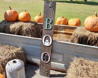 Halloween Porch Leaner, Fall Porch Leaner SVG DXF AI CnC, Porch Leaner, Laser File, Digital Download, Glowforge, Laser Cut Digital File